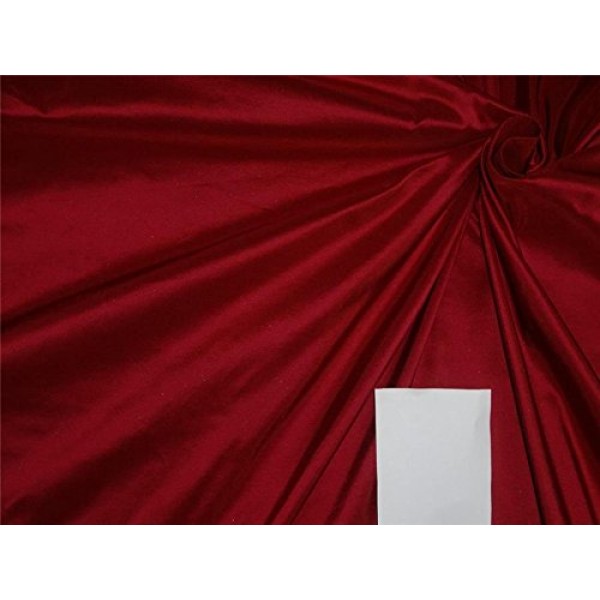 100% pure silk taffeta fabric redish pink color 54 40mm taf#284