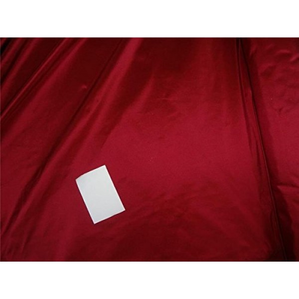 100% pure silk taffeta fabric redish pink color 54 40mm taf#284