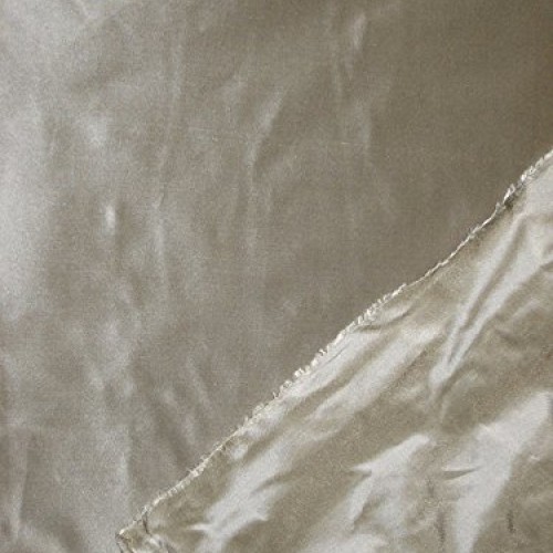 100% Pure Silk Taffeta Fabric Silver with Olive Shot Color 54 by ...