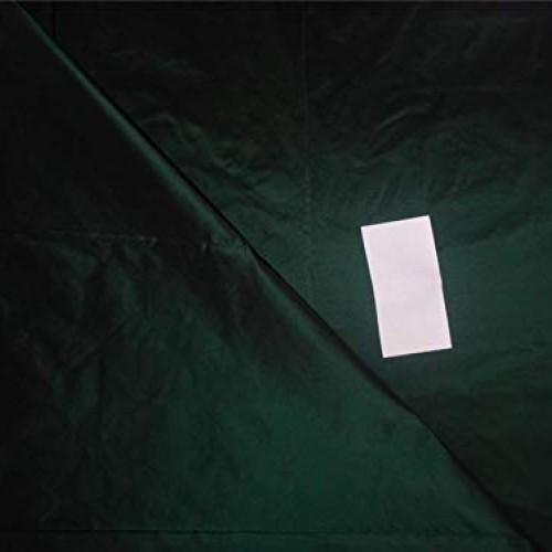Puresilks 100% Silk Taffeta Fabric Bottle Green x Black Color 54 ...