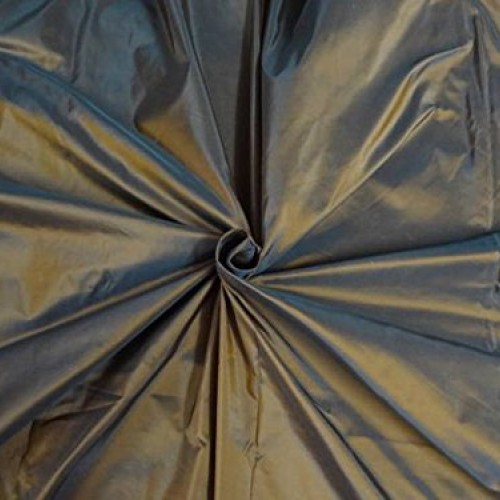 Puresilks 5 Yards of Silk Taffeta Fabric Iridescent Tigers Eye X B...