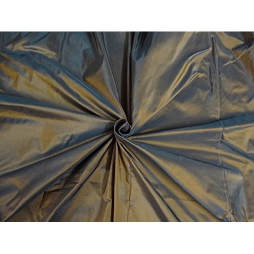 Puresilks 5 Yards of Silk Taffeta Fabric Iridescent Tigers Eye X B...
