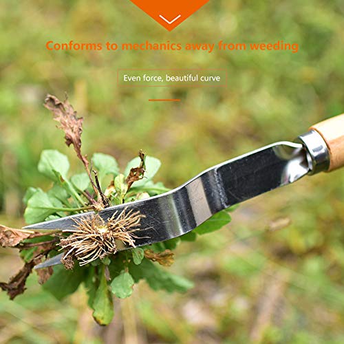 PureZoneA Weeding Tool Garden Weeding Fork Manual Weed Puller Hand...