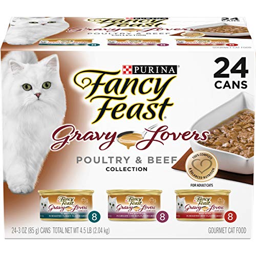Purina Fancy Feast Gravy Wet Cat Food Variety Pack, Gravy Lovers P...