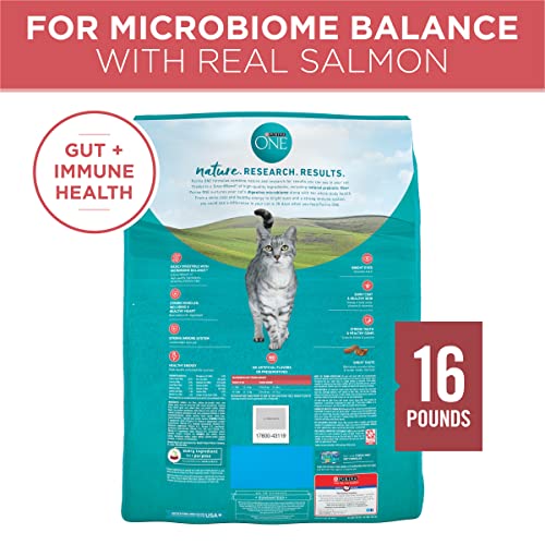 Purina ONE Natural Dry Cat Food, Tender Selects Blend With Real Sa...