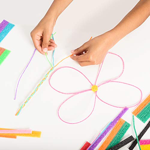 Mega Mix Pack of Kids Wax Craft Sticks - 15 Colors, 2 Lengths - 6 ...