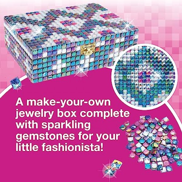PURPLE LADYBUG Decorate Your Own Sparkly Little Girls Jewelry Box ...