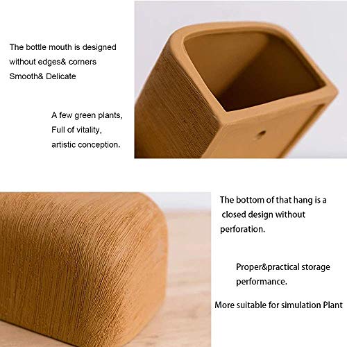 Purzest Ceramic Hanging Planters Geometric Wall Decor Container Fl...
