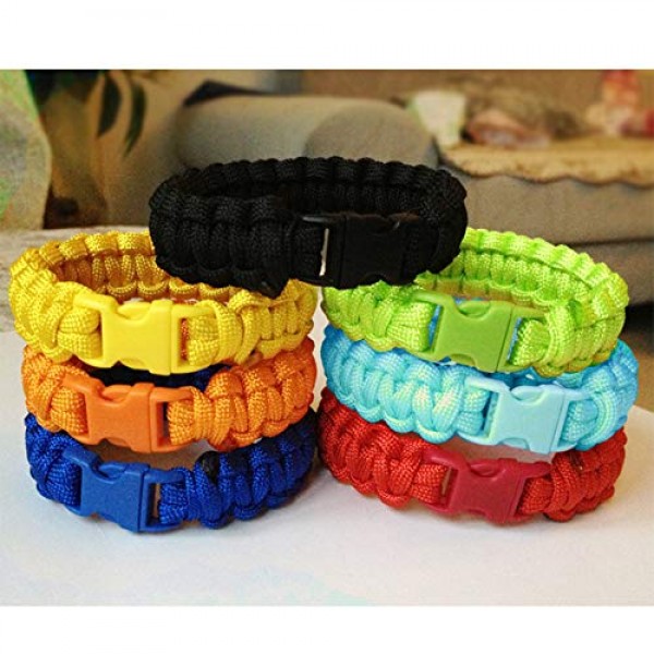 Paracord Cord 550 Multifunction Paracord Ropes 12 Colors 10 Feet,T...