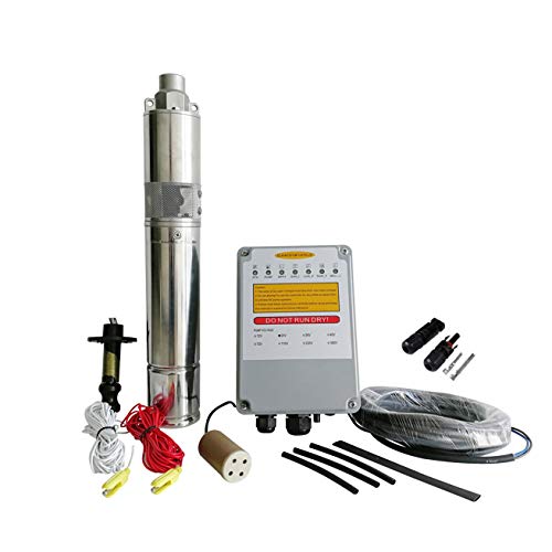 PWS Stainless 316 Solar Water Pump Kit, Solar Borehole Pump,, JS3-...