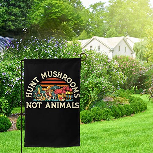 PXY Yard Flags Hunt Mushrooms Not Animals Mycology Foraging Morel ...