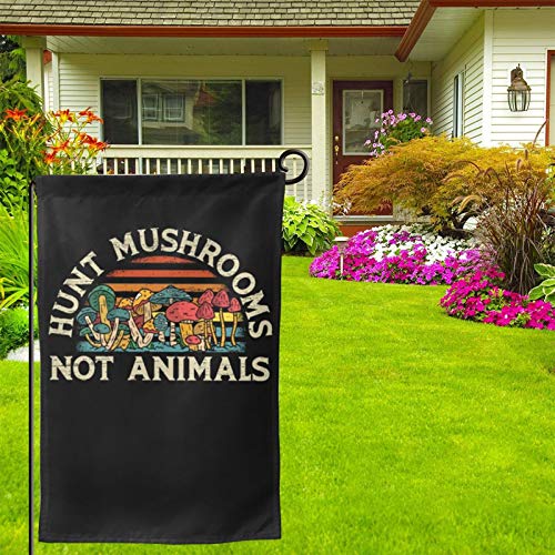 PXY Yard Flags Hunt Mushrooms Not Animals Mycology Foraging Morel ...