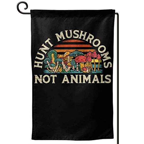 PXY Yard Flags Hunt Mushrooms Not Animals Mycology Foraging Morel ...