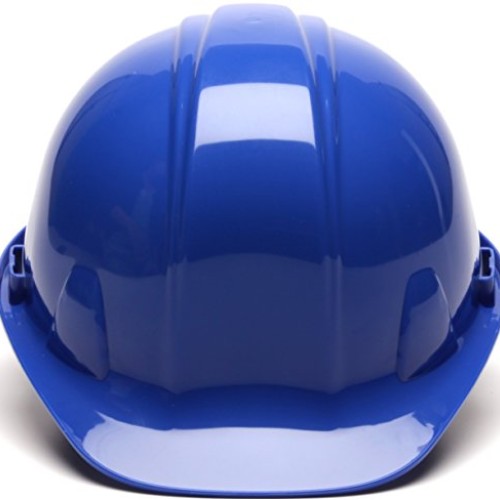 Pyramex Cap Style 4 Point Ratchet Suspension Hard Hat with Rain Tr...