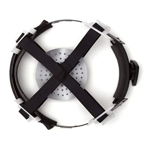Pyramex Cap Style 4 Point Ratchet Suspension Hard Hat with Rain Tr...
