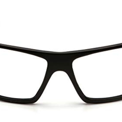 Pyramex Goliath Safety Eyewear, Black Frame, Clear Lens