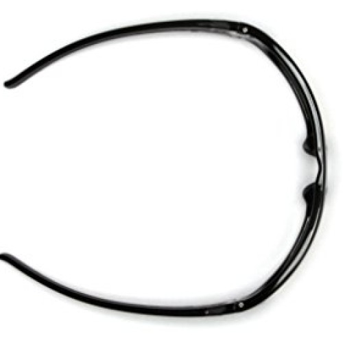Pyramex Goliath Safety Eyewear, White Frame, Ice Blue Mirror Lens