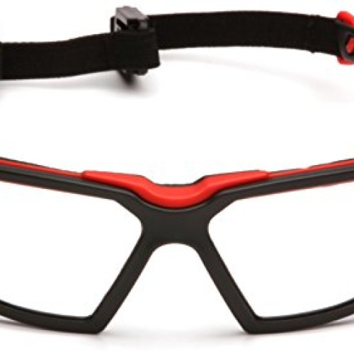 Pyramex Highlander Safety Eyewear, Clear Anti-Fog Lens With Black/...