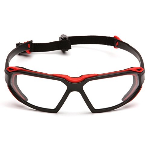 Pyramex Highlander Safety Eyewear, Clear Anti-Fog Lens With Black/...