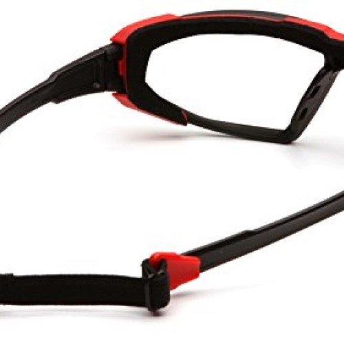 Pyramex Highlander Safety Eyewear, Clear Anti-Fog Lens With Black/...