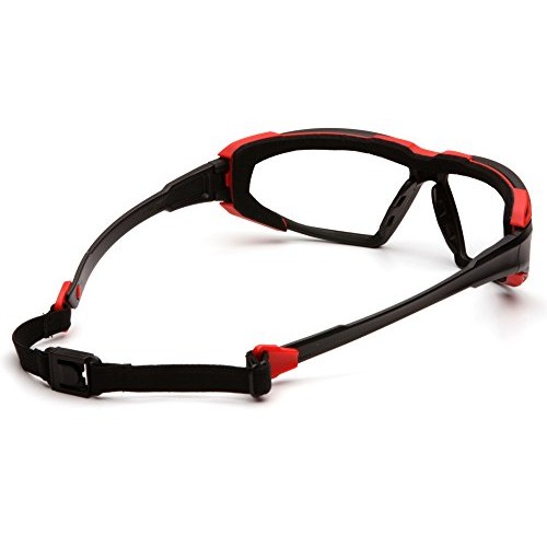 Pyramex Highlander Safety Eyewear, Clear Anti-Fog Lens With Black/...