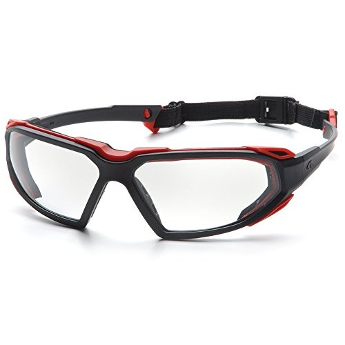 Pyramex Highlander Safety Eyewear, Clear Anti-Fog Lens With Black/...