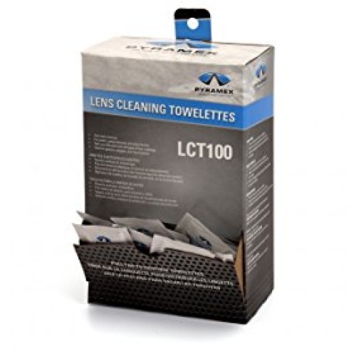 Pyramex Lens Cleaning Towelettes Anti-Fog 100 Per Box - MS93170 ...