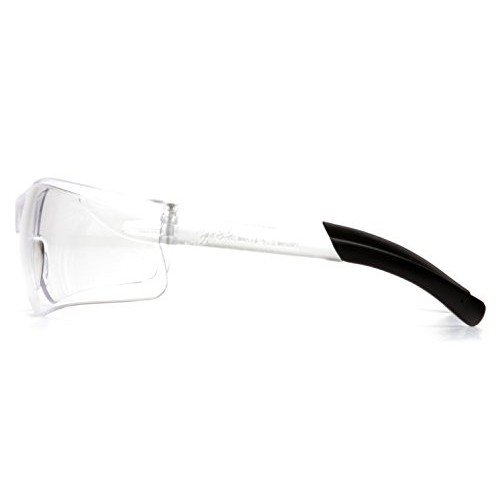 Pyramex Mini Ztek Safety Eyewear, Clear Anti-Fog Lens With Clear F...