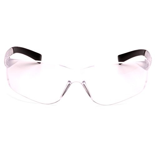 Pyramex Mini Ztek Safety Eyewear, Clear Anti-Fog Lens With Clear F...