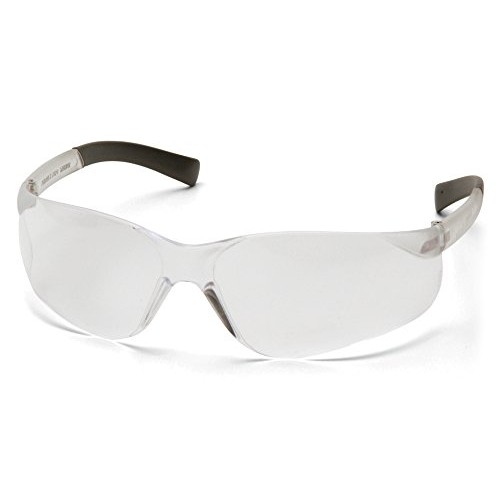 Pyramex Mini Ztek Safety Eyewear, Clear Anti-Fog Lens With Clear F...