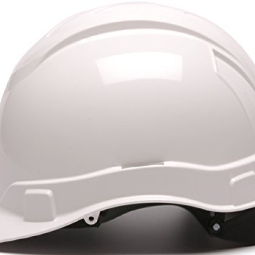 Pyramex Ridgeline Cap Style Hard Hat, 4-Point Ratchet Suspension, ...