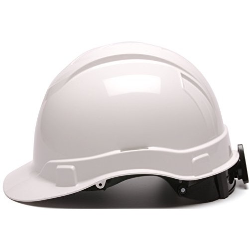 Pyramex Ridgeline Cap Style Hard Hat, 4-Point Ratchet Suspension, ...