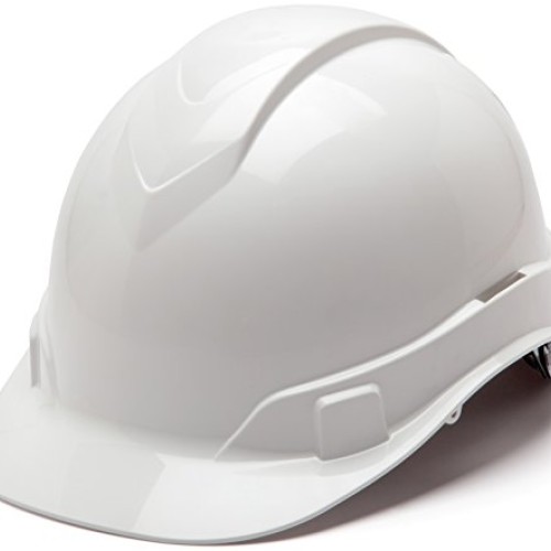 Pyramex Ridgeline Cap Style Hard Hat, 4-Point Ratchet Suspension, ...