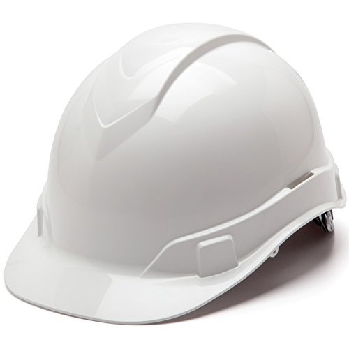 Pyramex Ridgeline Cap Style Hard Hat, 4-Point Ratchet Suspension, ...