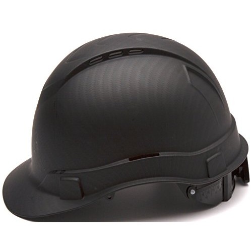 Pyramex Ridgeline Cap Style Hard Hat, Vented, 4-Point Ratchet Susp...