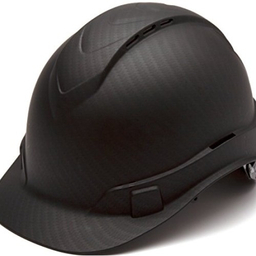 Pyramex Ridgeline Cap Style Hard Hat, Vented, 4-Point Ratchet Susp...