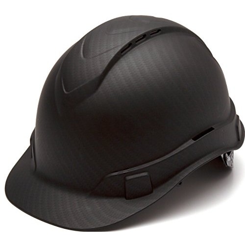 Pyramex Ridgeline Cap Style Hard Hat, Vented, 4-Point Ratchet Susp...