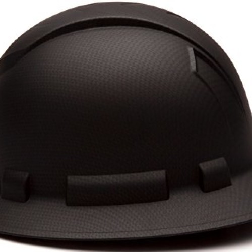 Pyramex Ridgeline Full Brim Hard Hat, 4-Point Ratchet Suspension, ...