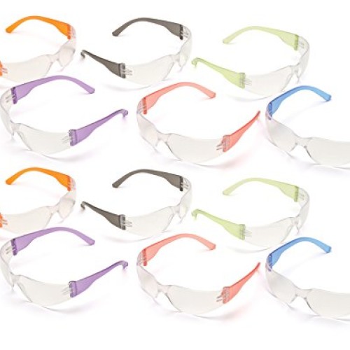 Pyramex S4110SMP Intruder Safety Glasses 12 Pack, Clear Lens wit...