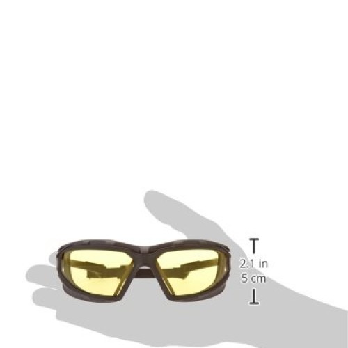 Pyramex Safety Highlander XP Eyewear, Black-Gray Frame/Clear Anti-...