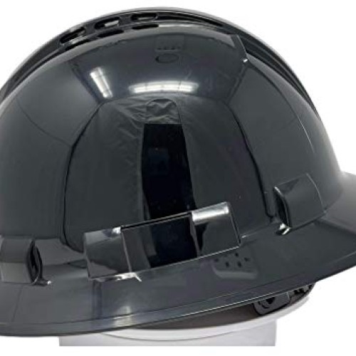 Pyramex Safety Ridgeline Full Brim Hard Hat, Vented, 4 Point Ratch...