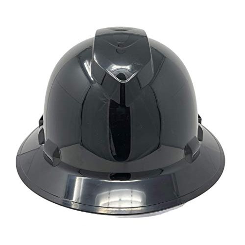 Pyramex Safety Ridgeline Full Brim Hard Hat, Vented, 4 Point Ratch...