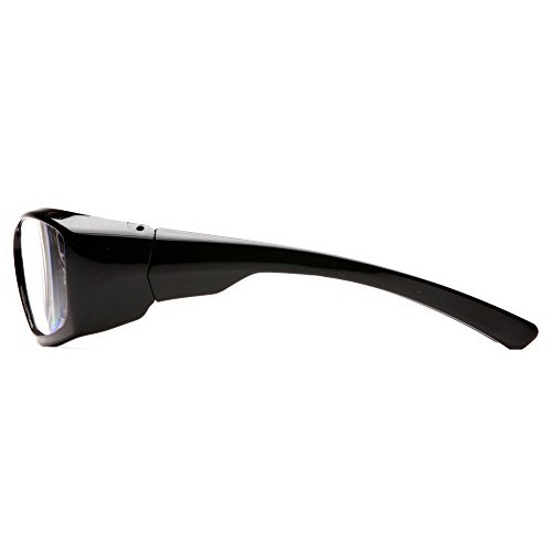 Pyramex Safety SB7910DRX Emerge Safety Glasses, Black Frame, Clear...