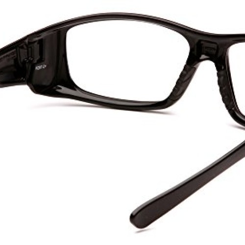 Pyramex Safety SB7910DRX Emerge Safety Glasses, Black Frame, Clear...
