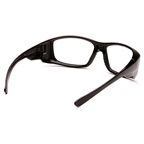 Pyramex Safety SB7910DRX Emerge Safety Glasses, Black Frame, Clear...