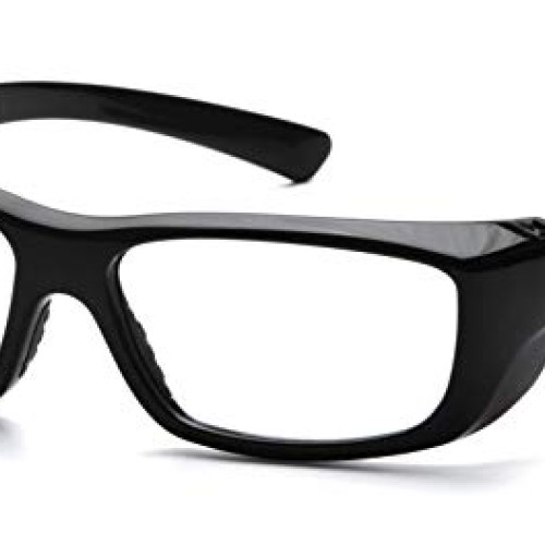 Pyramex Safety SB7910DRX Emerge Safety Glasses, Black Frame, Clear...