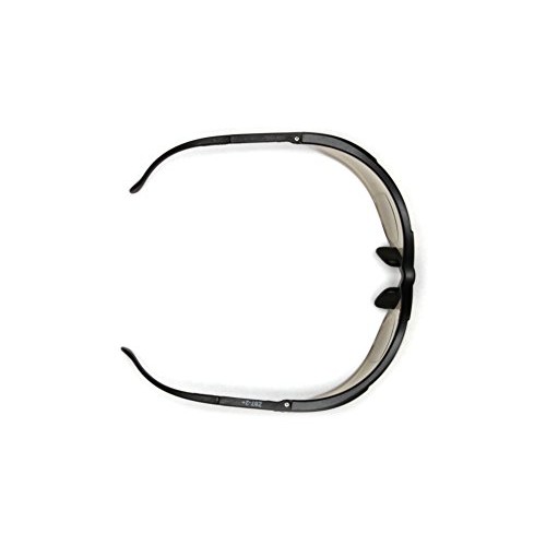 Pyramex V2 Readers Safety Eyewear, Clear +1.5 Lens With Black Frame