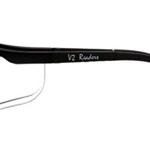 Pyramex V2 Readers Safety Eyewear, Clear +1.5 Lens With Black Frame