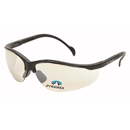 Pyramex V2 Readers Safety Eyewear, Indoor/Outdoor Mirror +2.0 Lens...