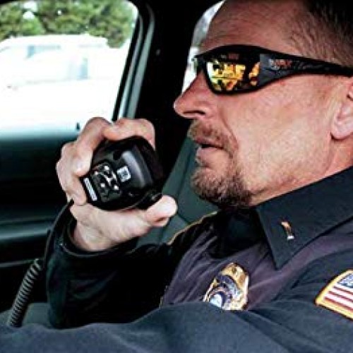 Pyramex Velar Safety Glasses, White-Blue Frame/Ice Blue Mirror Lens